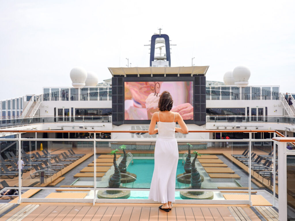 MSCベリッシマ デッキ